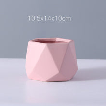 Load image into Gallery viewer, Geometric Green Plants Hydroponic Flowerpot
