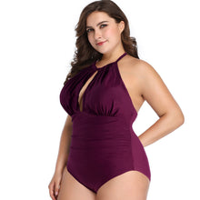 Load image into Gallery viewer, Plus size one-piece swimsuit
