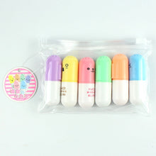 Load image into Gallery viewer, Color marker highlighters set in 6 colors
