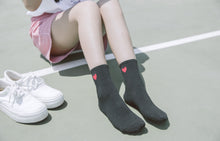 Load image into Gallery viewer, Korean wild tube socks female 200 needle cotton love
