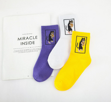 Load image into Gallery viewer, Creative cartoon tide socks INS net red super fire men and women couple socks cotton tube
