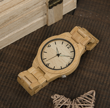 Load image into Gallery viewer, Bamboo Wooden Watch
