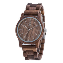 Load image into Gallery viewer, Wooden quartz watch
