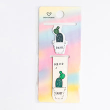 Load image into Gallery viewer, Cactus magnetic bookmark
