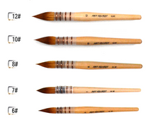 Load image into Gallery viewer, Nylon hair tip watercolor brush
