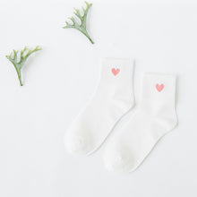Load image into Gallery viewer, Korean wild tube socks female 200 needle cotton love
