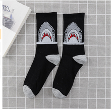 Load image into Gallery viewer, White autumn and winter tube tide socks European and American fashion personality female socks
