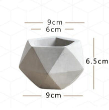 Load image into Gallery viewer, Succulent Flowerpot Mold Homemade Bonsai Cement Mold Silicone Mold Concrete Mold Custom Cement Silicone
