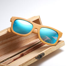 Load image into Gallery viewer, New trendy bamboo sunglasses
