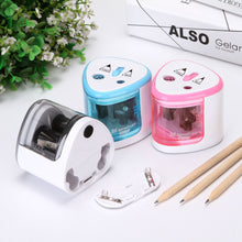 Load image into Gallery viewer, Electric pencil sharpener automatic plastic pencil sharpener
