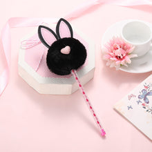 Load image into Gallery viewer, Plush rabbit ear ball gel pen
