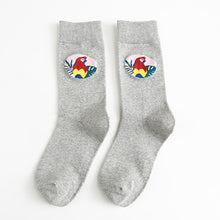 Load image into Gallery viewer, Japanese retro college wind color skateboarding personality stockings Korean version piled socks
