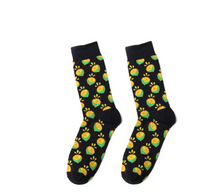 Load image into Gallery viewer, Men's and women's high-length flower long socks
