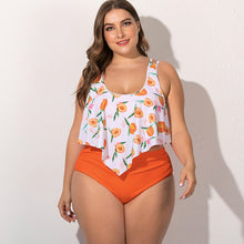 Load image into Gallery viewer, Fat woman plus fat split swimsuit
