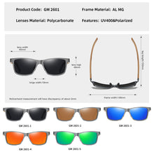 Load image into Gallery viewer, Polarized bamboo sunglasses
