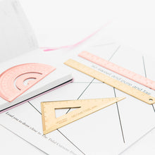 Load image into Gallery viewer, Office stationery ruler set

