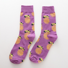 Load image into Gallery viewer, Happy tube socks fruit banana men's and women's socks
