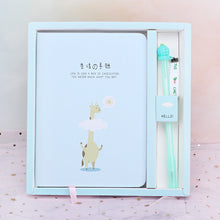Load image into Gallery viewer, Cartoon Notebook Suit Couple Notebook Gift Box
