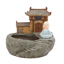 Load image into Gallery viewer, Creative succulents home zen garden small monk flower pot
