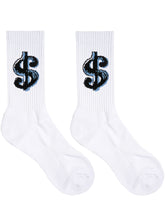 Load image into Gallery viewer, Dollar pattern men's sports fitness basketball socks
