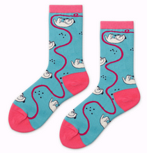 Load image into Gallery viewer, Literary fan original personality cartoon cotton socks ladies animal tube socks tide socks
