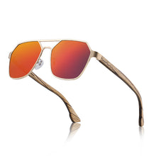 Load image into Gallery viewer, Wooden sunglasses with UV protection
