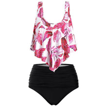 Load image into Gallery viewer, Plus size swimsuit bikini split swimsuit
