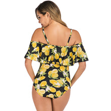 Load image into Gallery viewer, Ruffled one-piece maternity swimsuit
