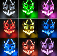Load image into Gallery viewer, Halloween Led Glowing Full Face Mask
