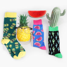 Load image into Gallery viewer, Cactus Men's Socks Fruit Creative Cotton Socks Couple Cotton Socks
