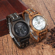 Load image into Gallery viewer, All wooden watch quartz watch
