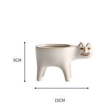 Load image into Gallery viewer, Cute Cat Tail Flower Pot Ceramic Personality Creativity
