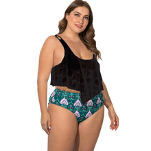 Load image into Gallery viewer, Fat woman plus fat split swimsuit
