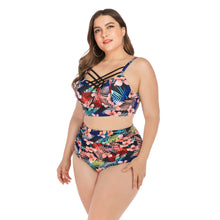 Load image into Gallery viewer, Fat woman underwire big cup ladies swimsuit
