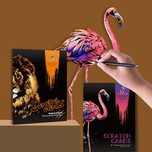 Load image into Gallery viewer, Colorful animal scratch paper
