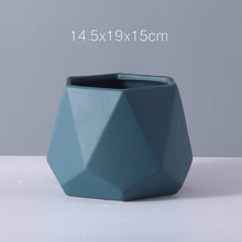 Load image into Gallery viewer, Geometric Green Plants Hydroponic Flowerpot
