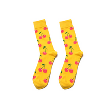 Load image into Gallery viewer, Men's and women's high-length flower long socks
