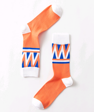 Load image into Gallery viewer, Contrast men's personality cotton socks geometric stockings
