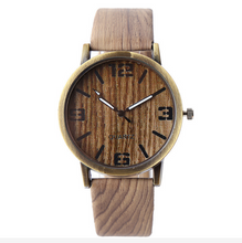 Load image into Gallery viewer, Wood Grain  Style Wrist Watch
