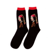Load image into Gallery viewer, art pattern socks
