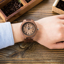 Load image into Gallery viewer, Explosive men's wooden watch, high-grade wooden watch, wooden watch
