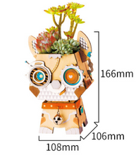 Load image into Gallery viewer, Hand-assembled model succulent flowerpots
