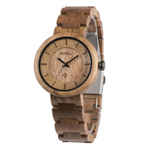 Load image into Gallery viewer, Bamboo wood watch watch ladies watch quartz movement watch
