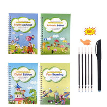 Load image into Gallery viewer, Sank Magic Practice Copybook no erase children's poster in English grooved poster
