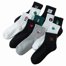 Load image into Gallery viewer, Cartoon embroidery socks
