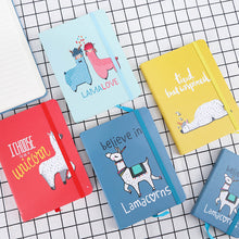 Load image into Gallery viewer, Creative alpaca cartoon notepad
