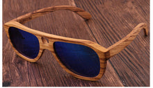 Load image into Gallery viewer, Custom logo Wooden Frame Sunglasses Unisex
