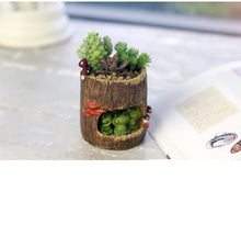 Load image into Gallery viewer, Tree hole story decoration resin flower pot
