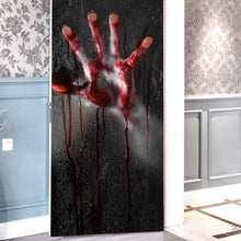 Load image into Gallery viewer, Halloween ghost hand door stickers
