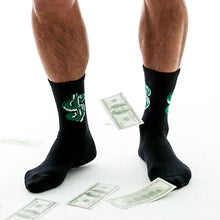 Load image into Gallery viewer, Dollar pattern men's sports fitness basketball socks
